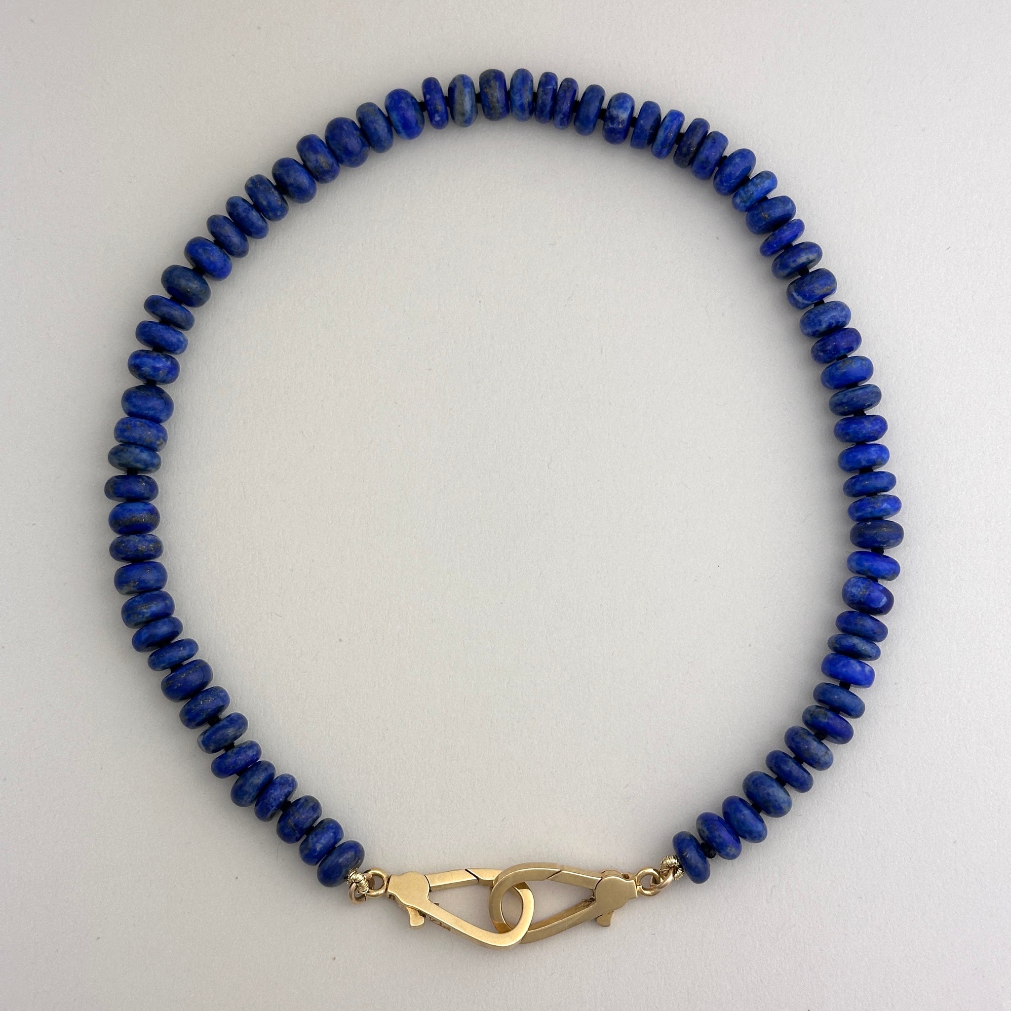 Load image into Gallery viewer, Mega “LOVE LOCK” Necklace - Lapis Lazuli