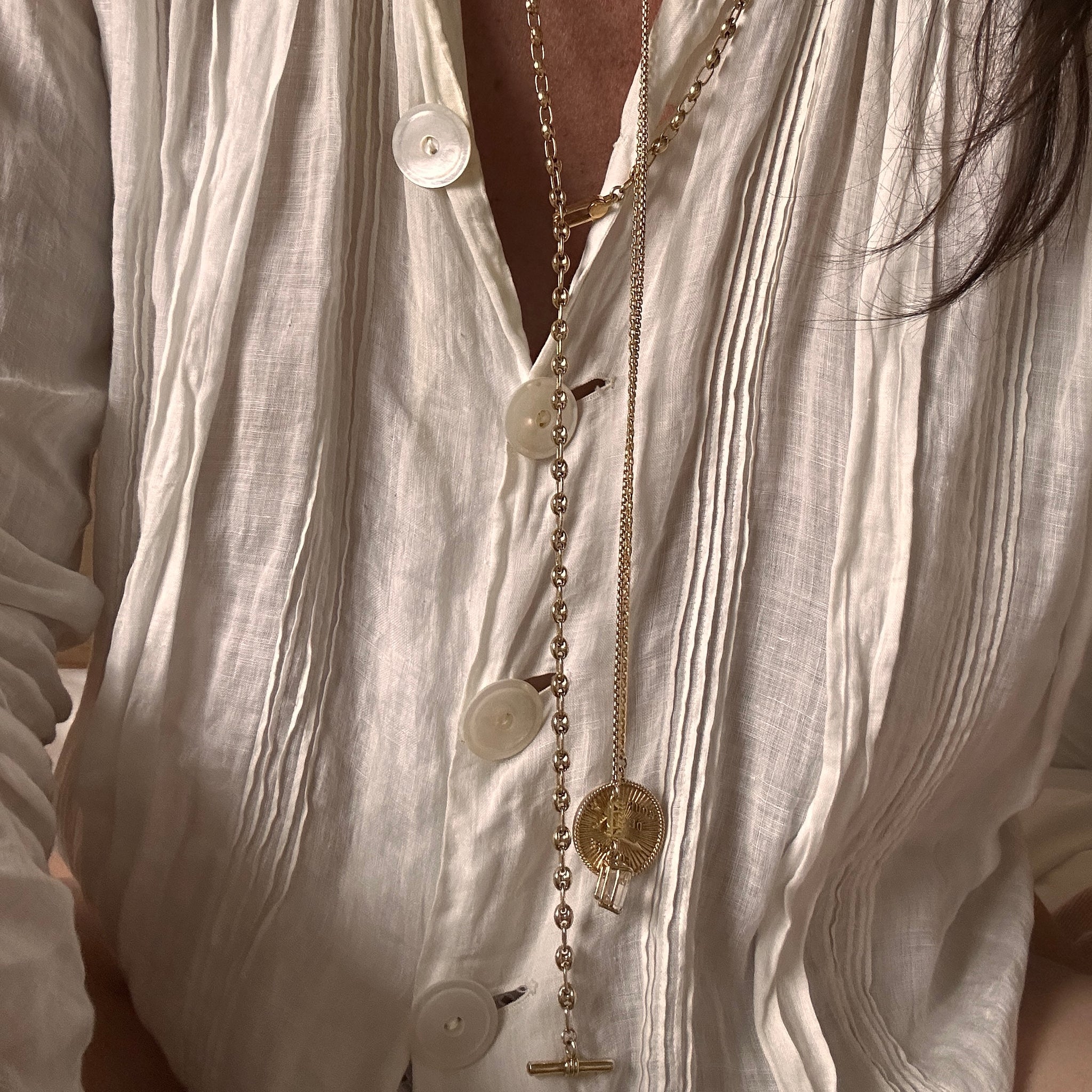 Load image into Gallery viewer, The “Anywhere” Mini Bar Necklace