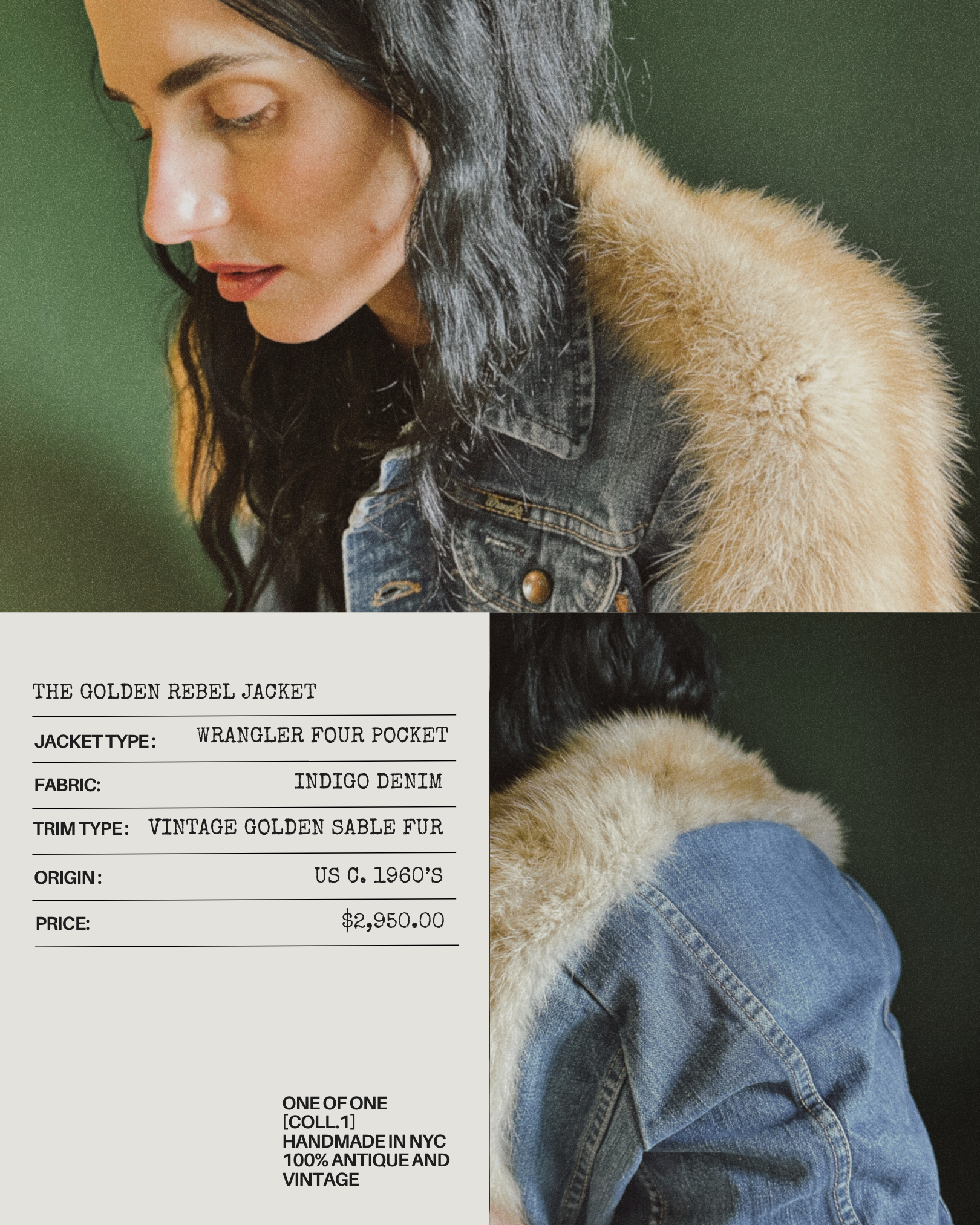 Load image into Gallery viewer, THE GOLDEN REBEL JACKET