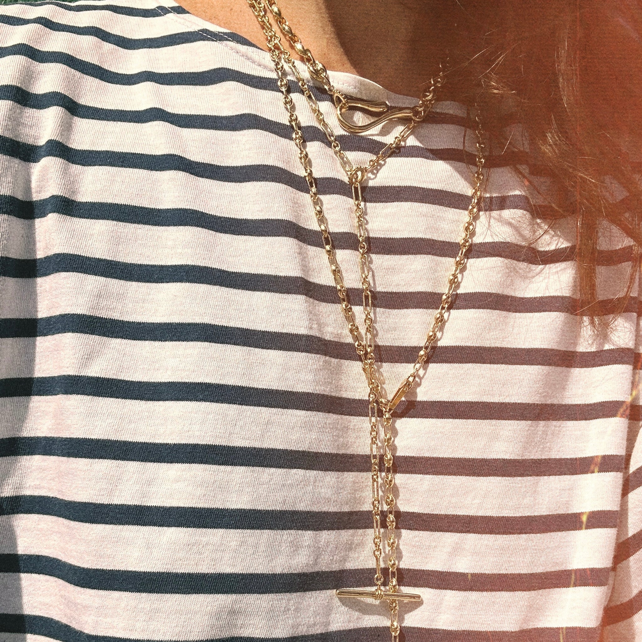 Load image into Gallery viewer, Bianca Bar Lariat Necklace