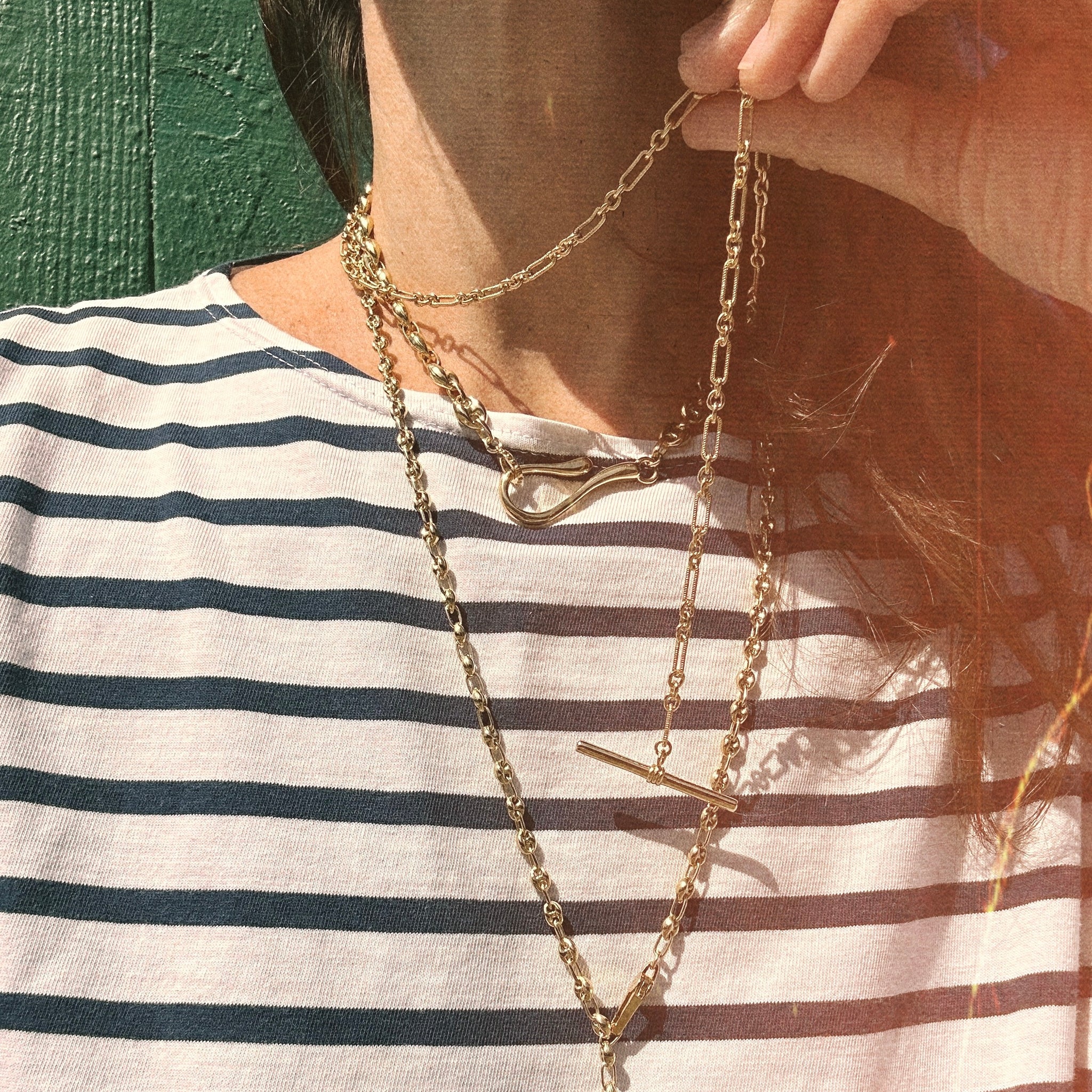 Load image into Gallery viewer, Bianca Bar Lariat Necklace