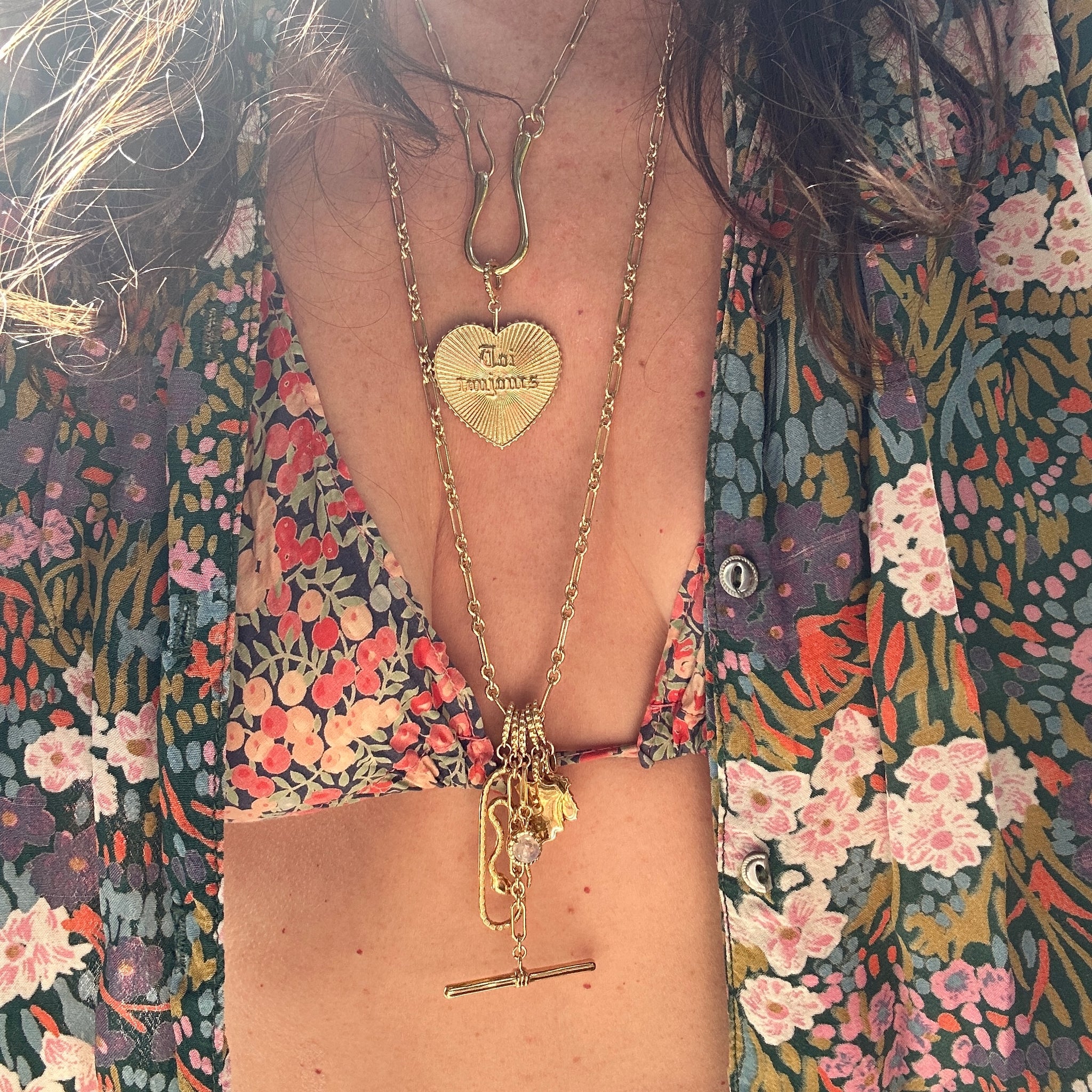 Load image into Gallery viewer, Hook Catch "Leilou" Necklace