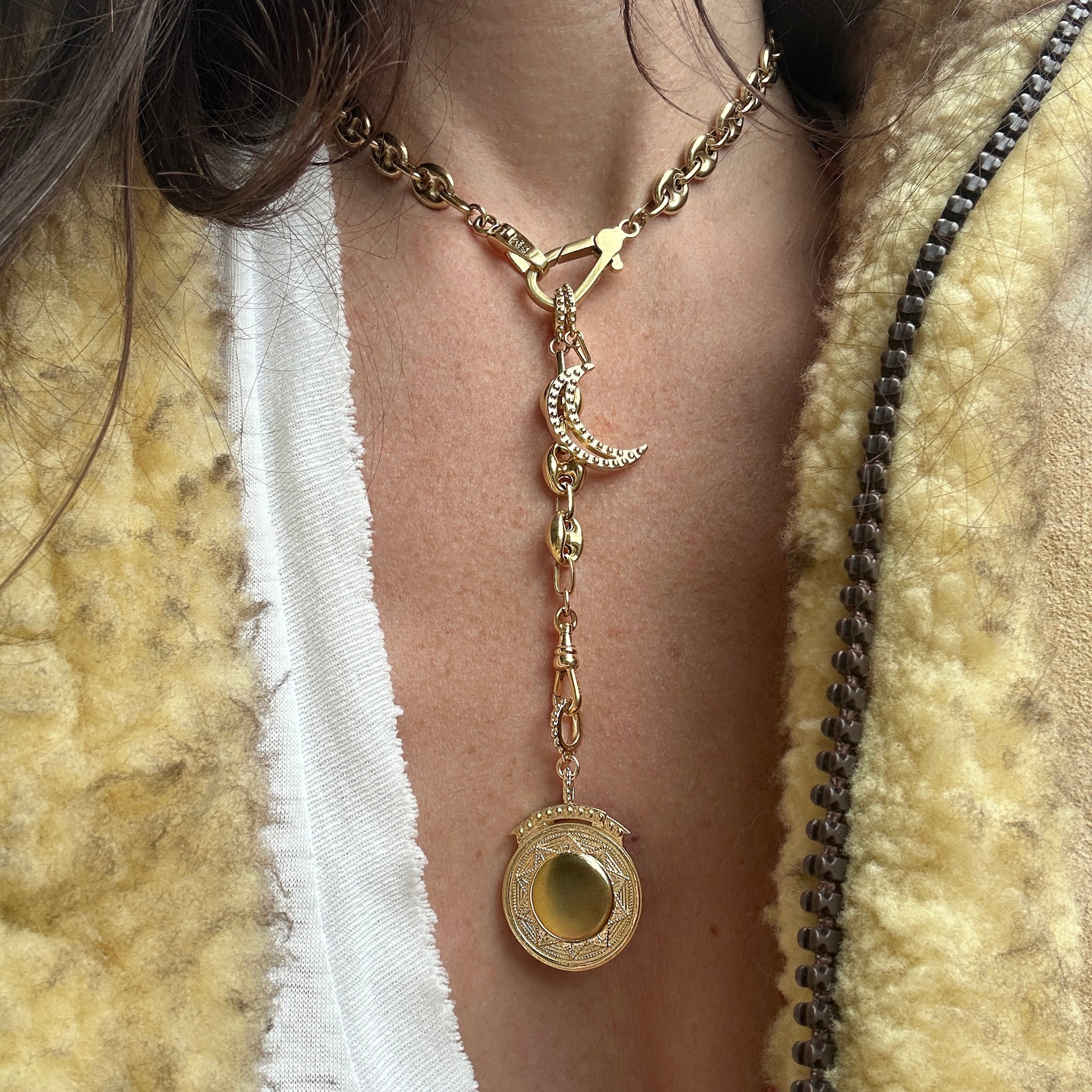 Load image into Gallery viewer, LOVE LOCK Sun + Moon