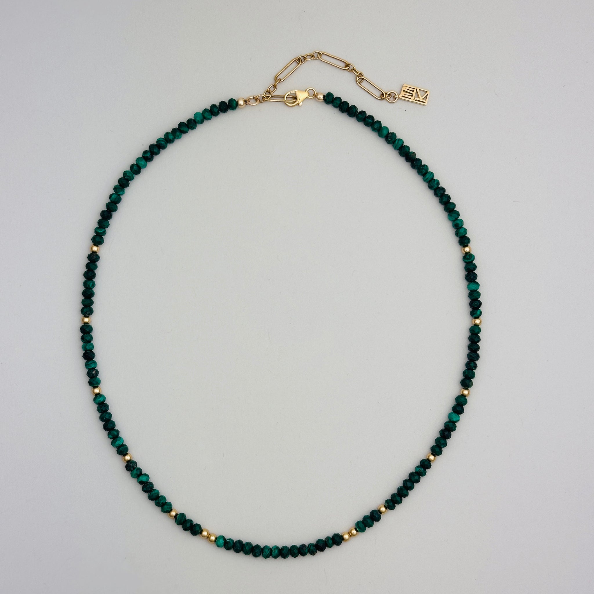 Load image into Gallery viewer, Tiny Beads Malachite Necklace
