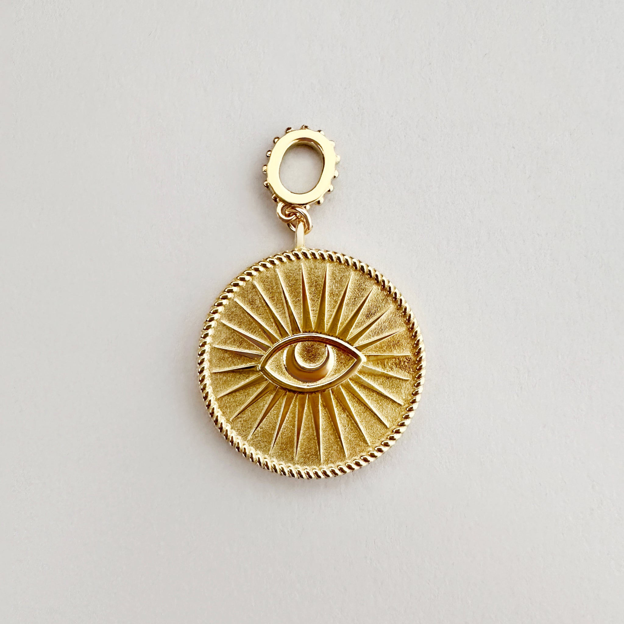 Load image into Gallery viewer, LOVE TOKEN Charm
“Love At First Sight” + “All Seeing Eye”