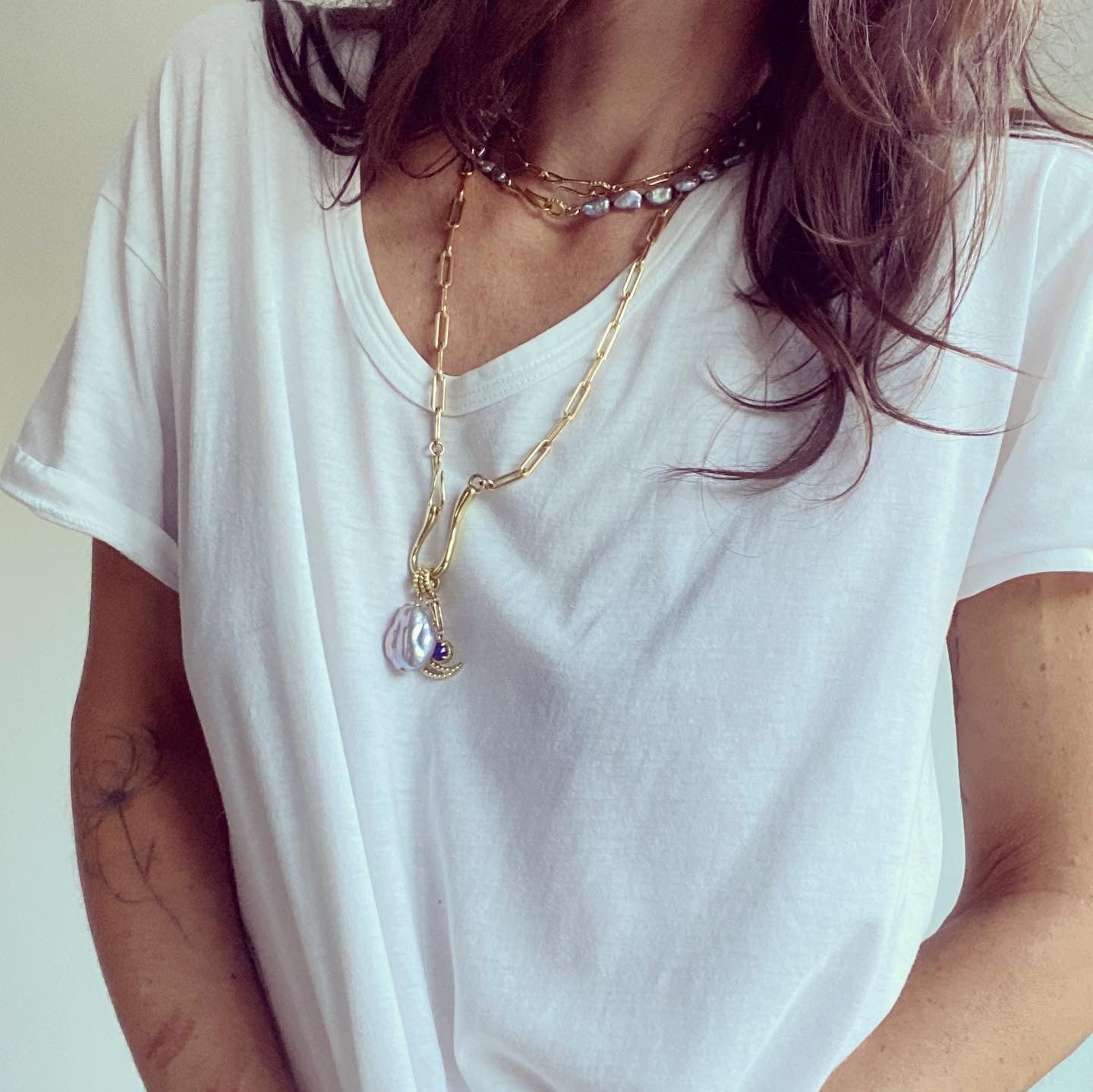 Load image into Gallery viewer, Hook Catch "Leilou" Necklace