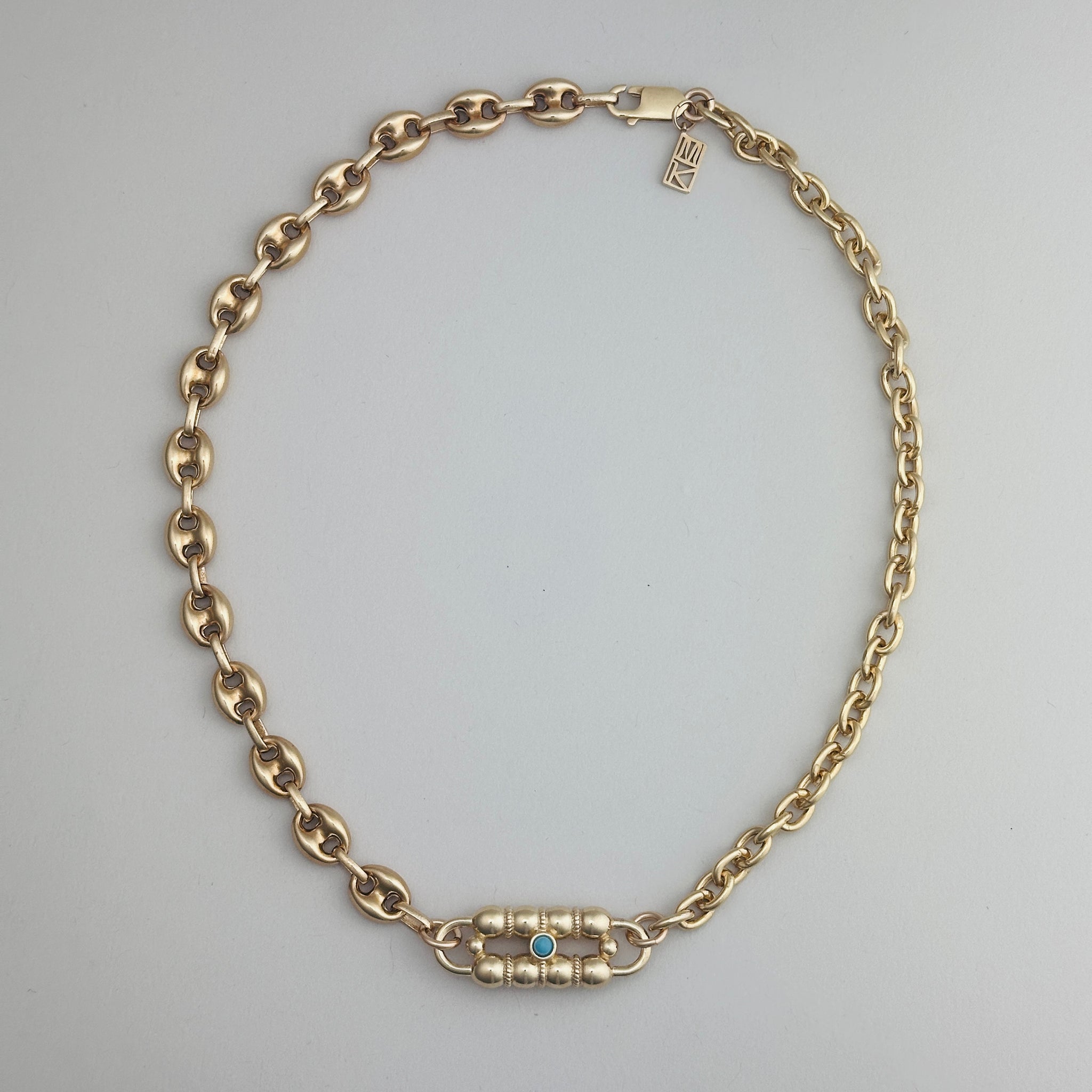 Load image into Gallery viewer, Multi Chain CONNECT BAR Necklace