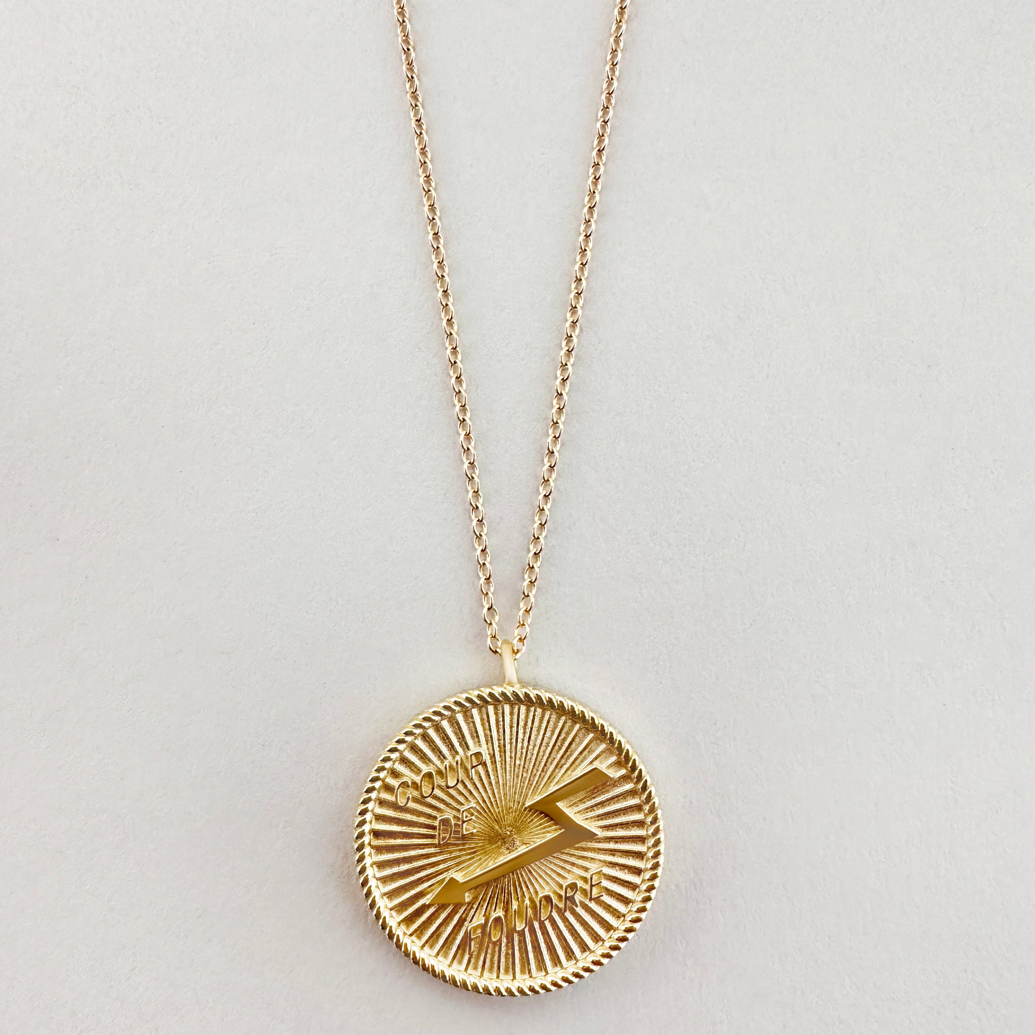 Load image into Gallery viewer, LOVE TOKEN Necklace
: “Love At First Sight” + “ALL SEEING EYE”