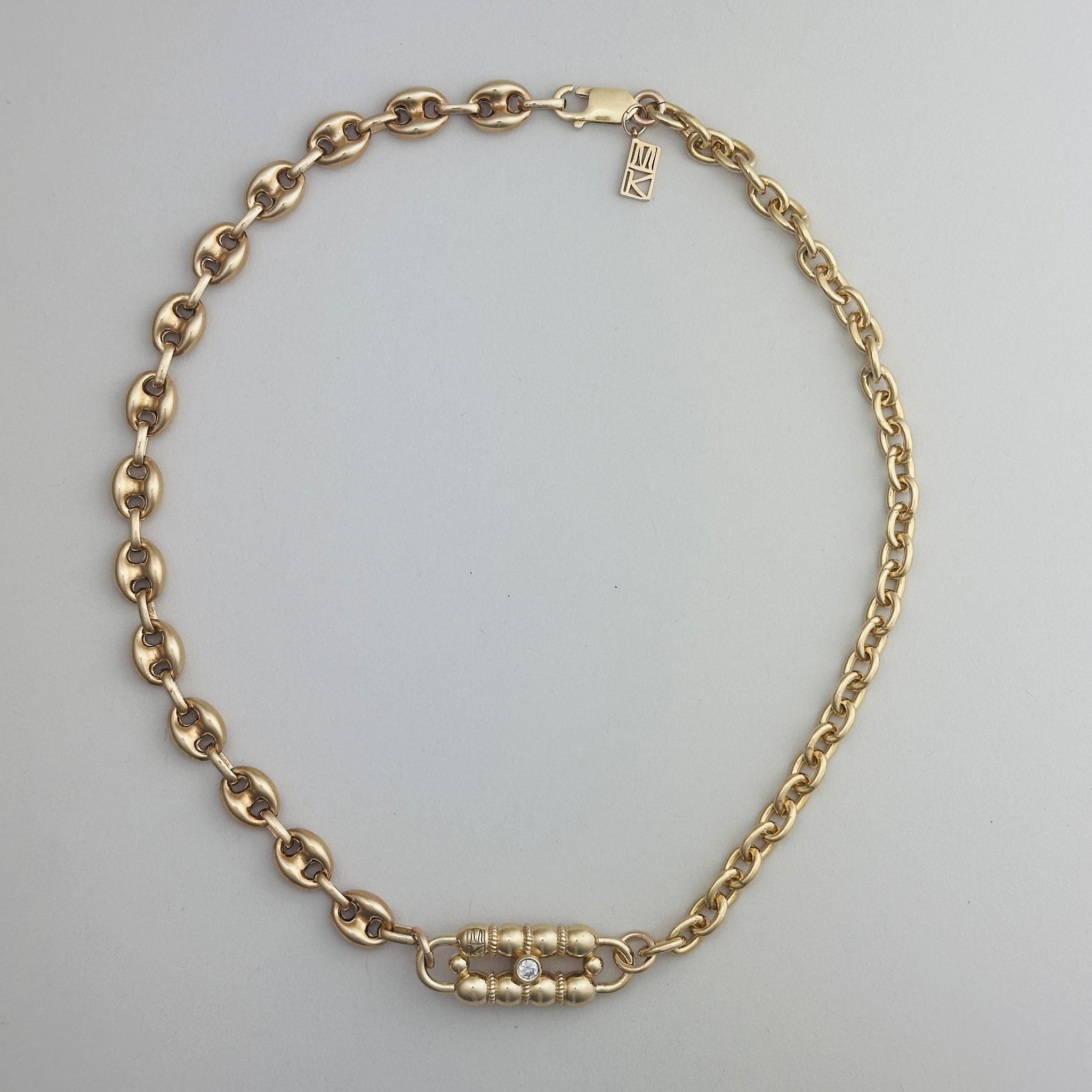 Load image into Gallery viewer, Multi Chain CONNECT BAR Necklace