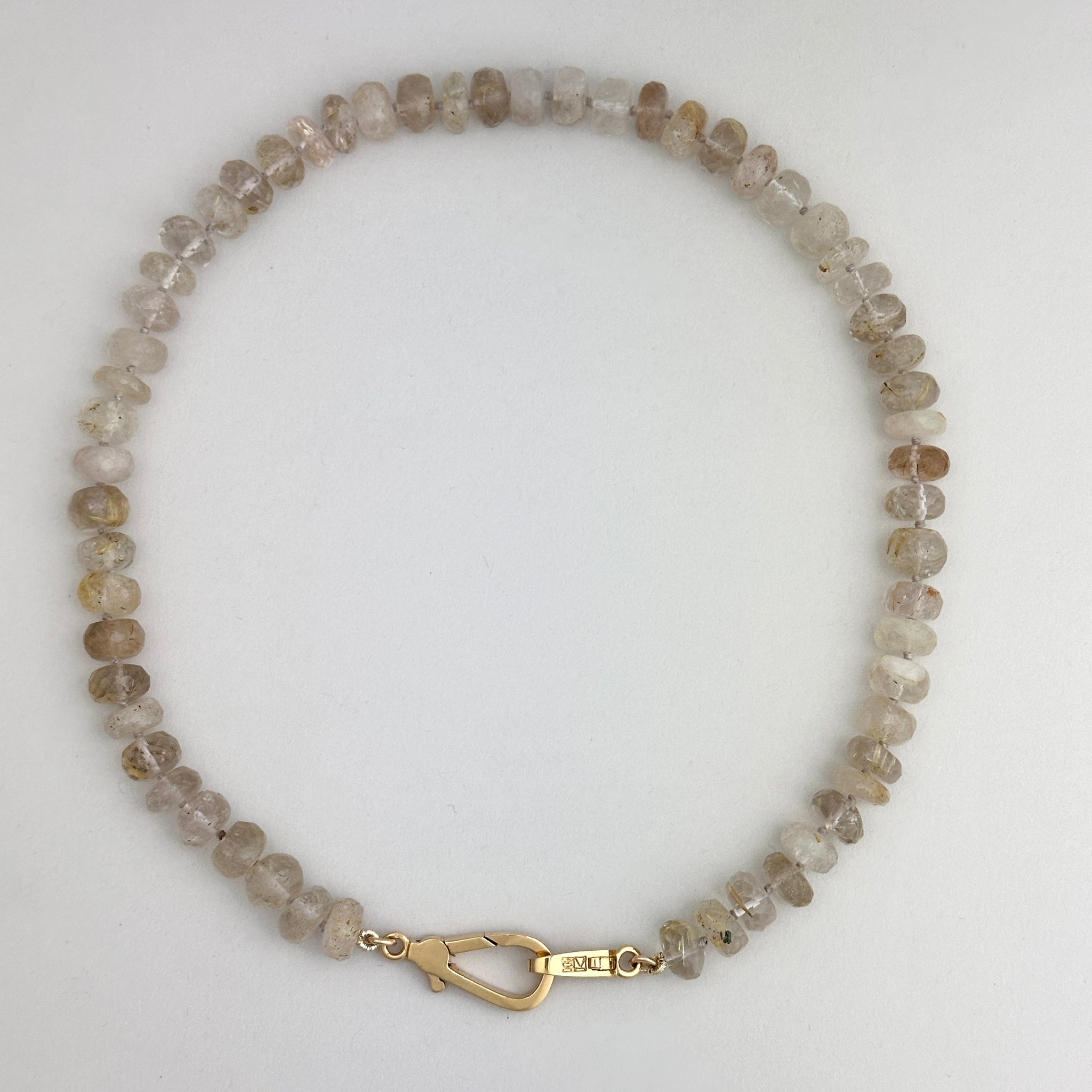 Load image into Gallery viewer, Rutilated Quartz “LOVE LOCK” Necklace