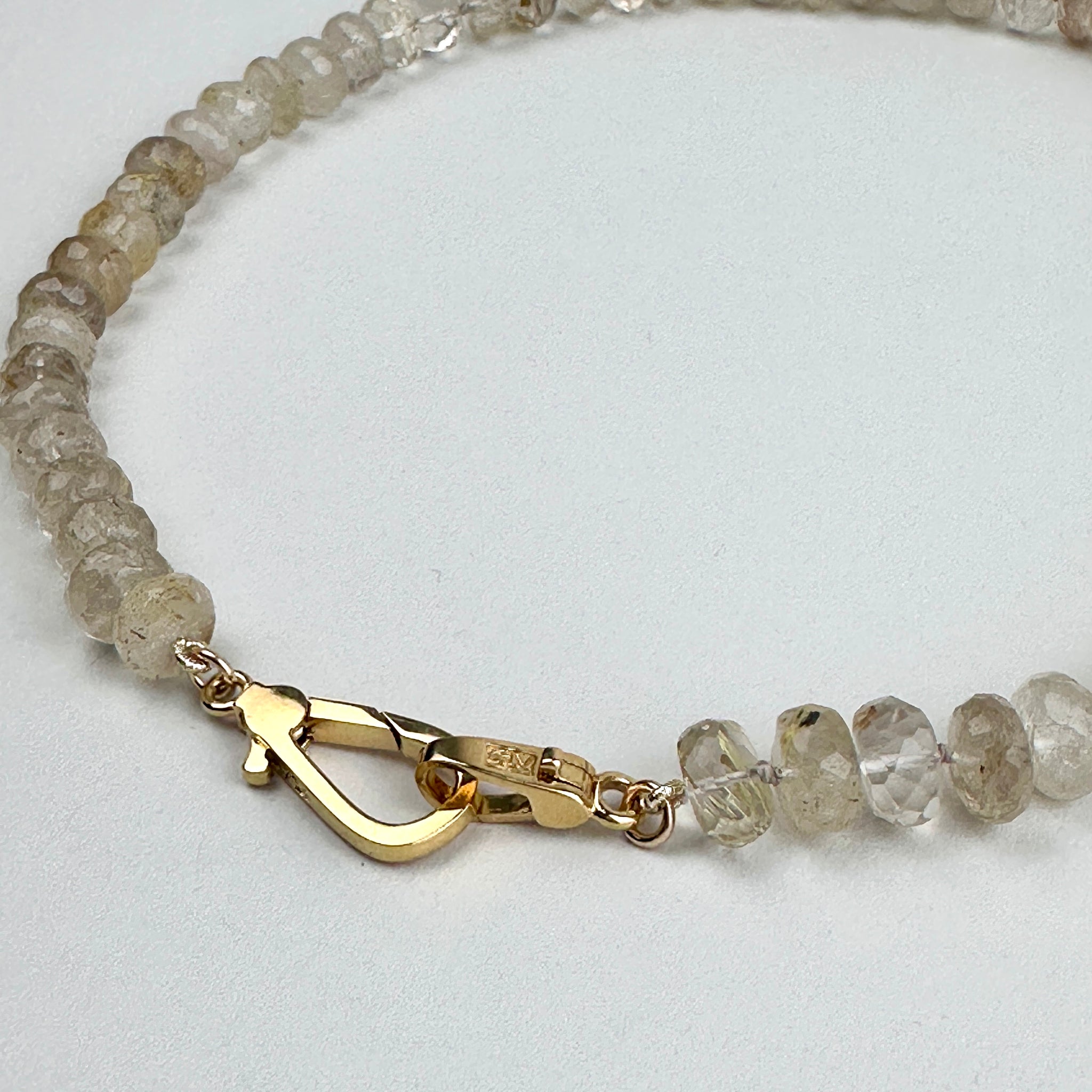 Load image into Gallery viewer, Rutilated Quartz “LOVE LOCK” Necklace