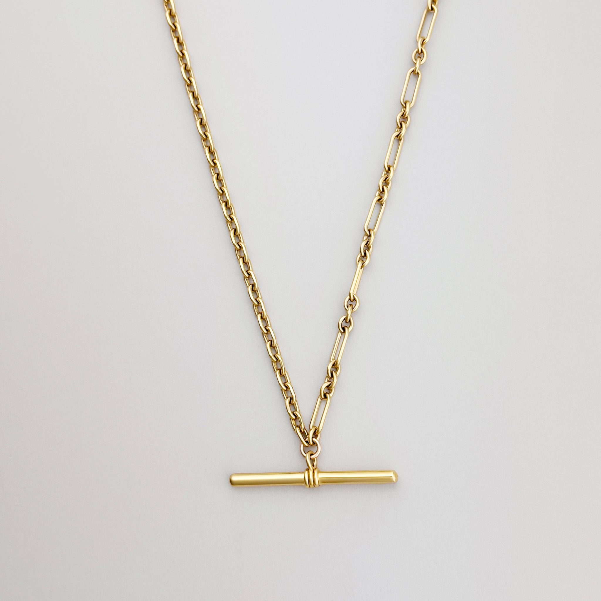 Load image into Gallery viewer, Multi Chain Bar + Love Token Necklace