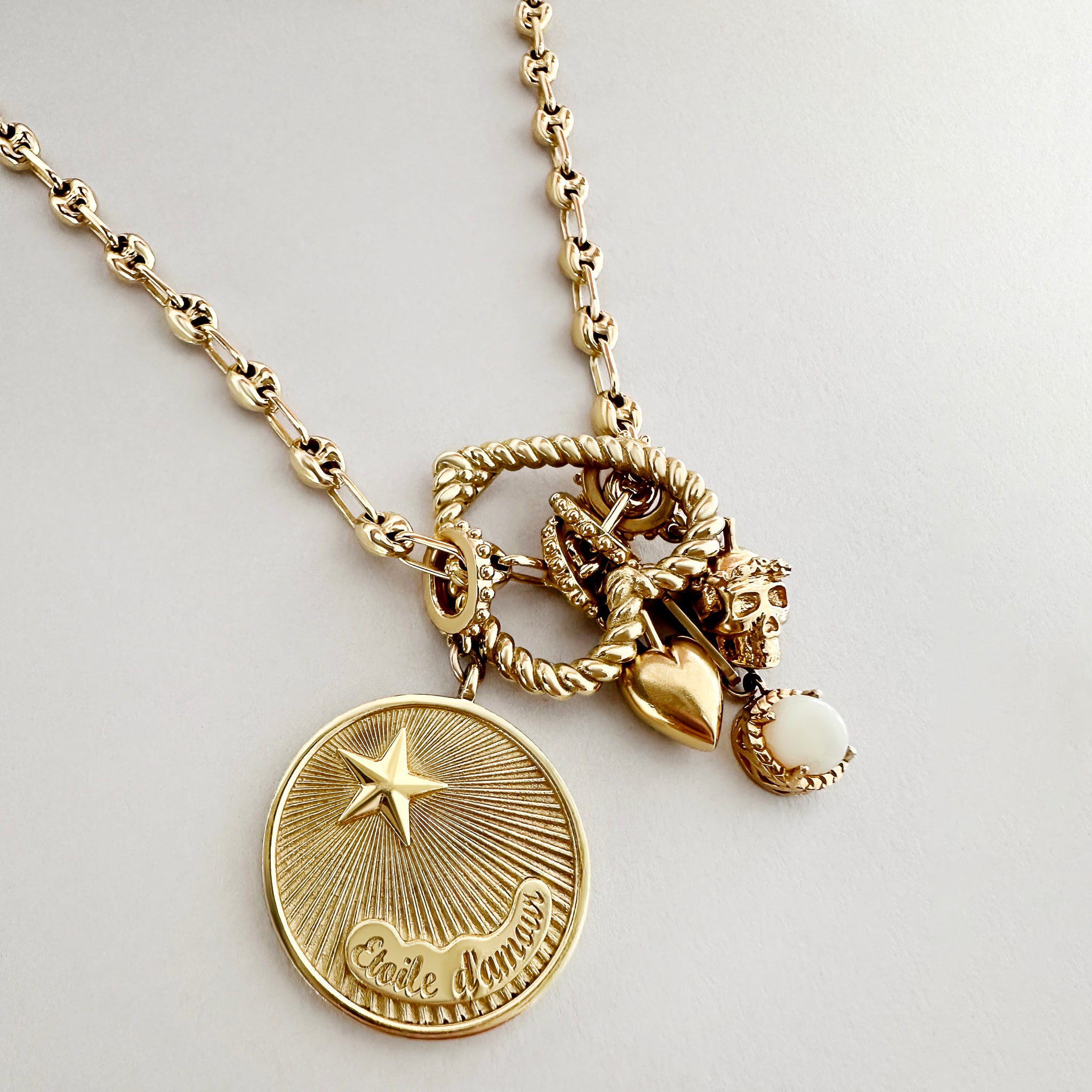 Load image into Gallery viewer, Twisted Heart Charm