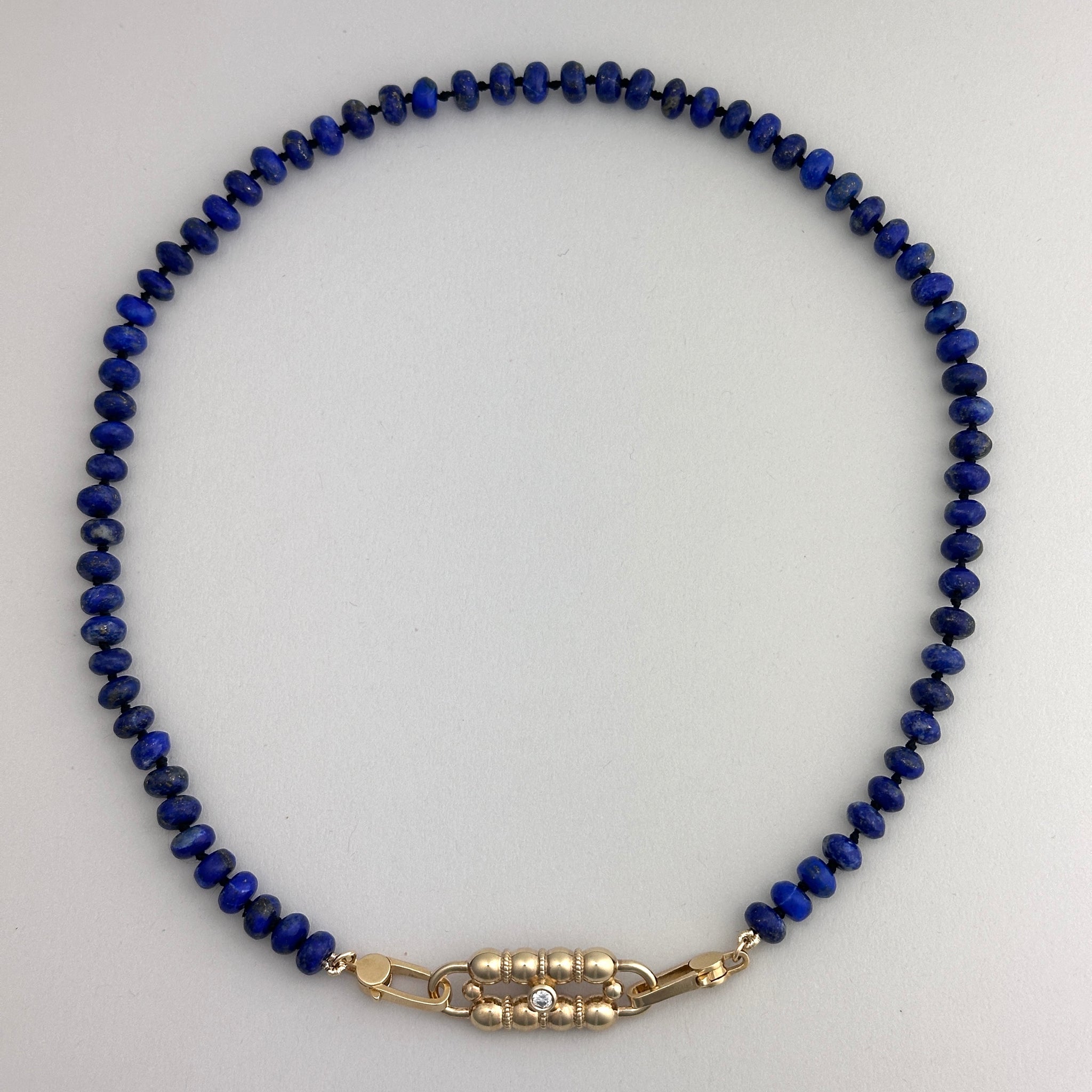 Load image into Gallery viewer, Double Clip CONNECT Necklace - Lapis Lazuli