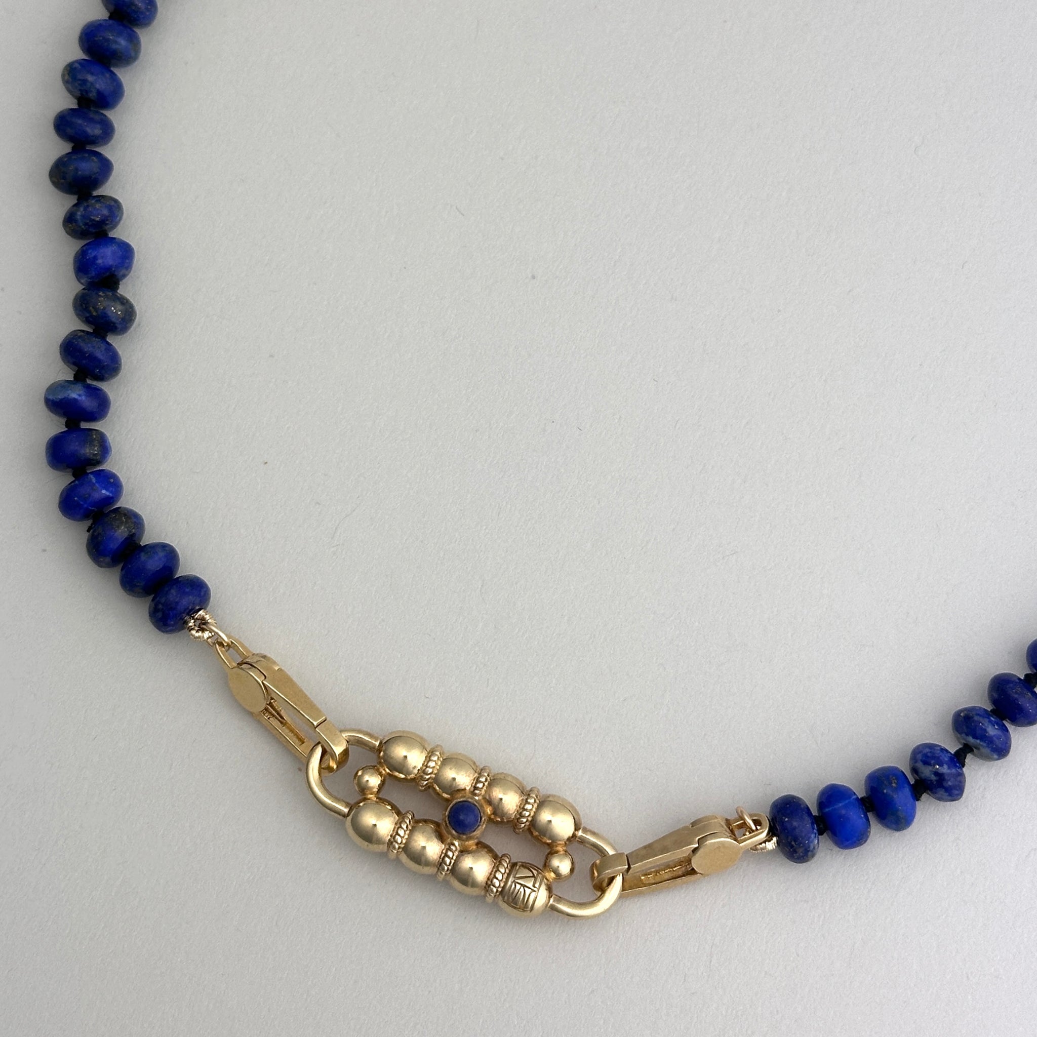 Load image into Gallery viewer, Double Clip CONNECT Necklace - Lapis Lazuli