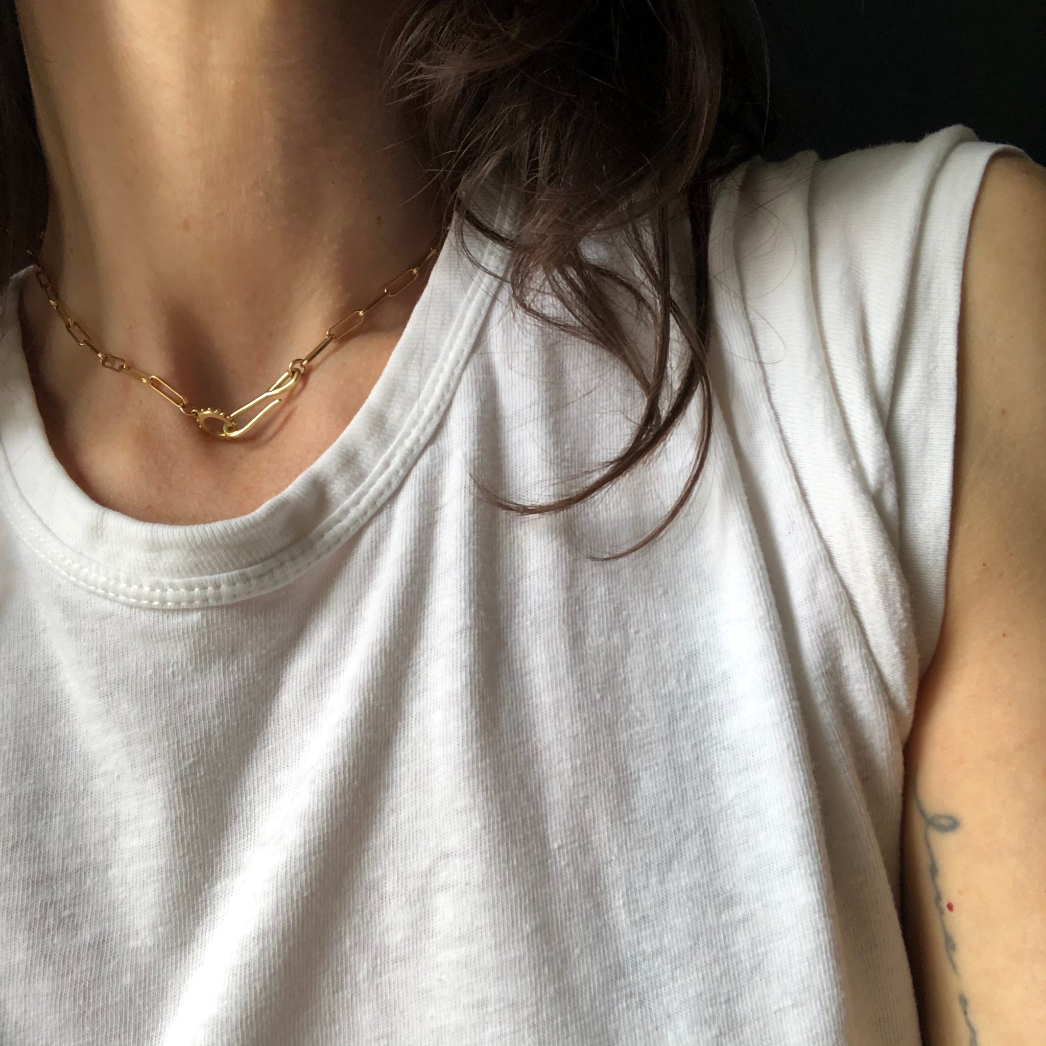 Load image into Gallery viewer, Hook + Loop "Leilou" Necklace