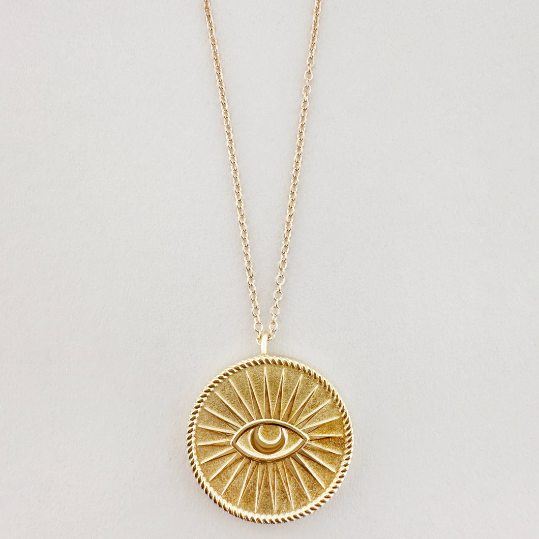 LOVE TOKEN Necklace
: “ALL SEEING EYE”