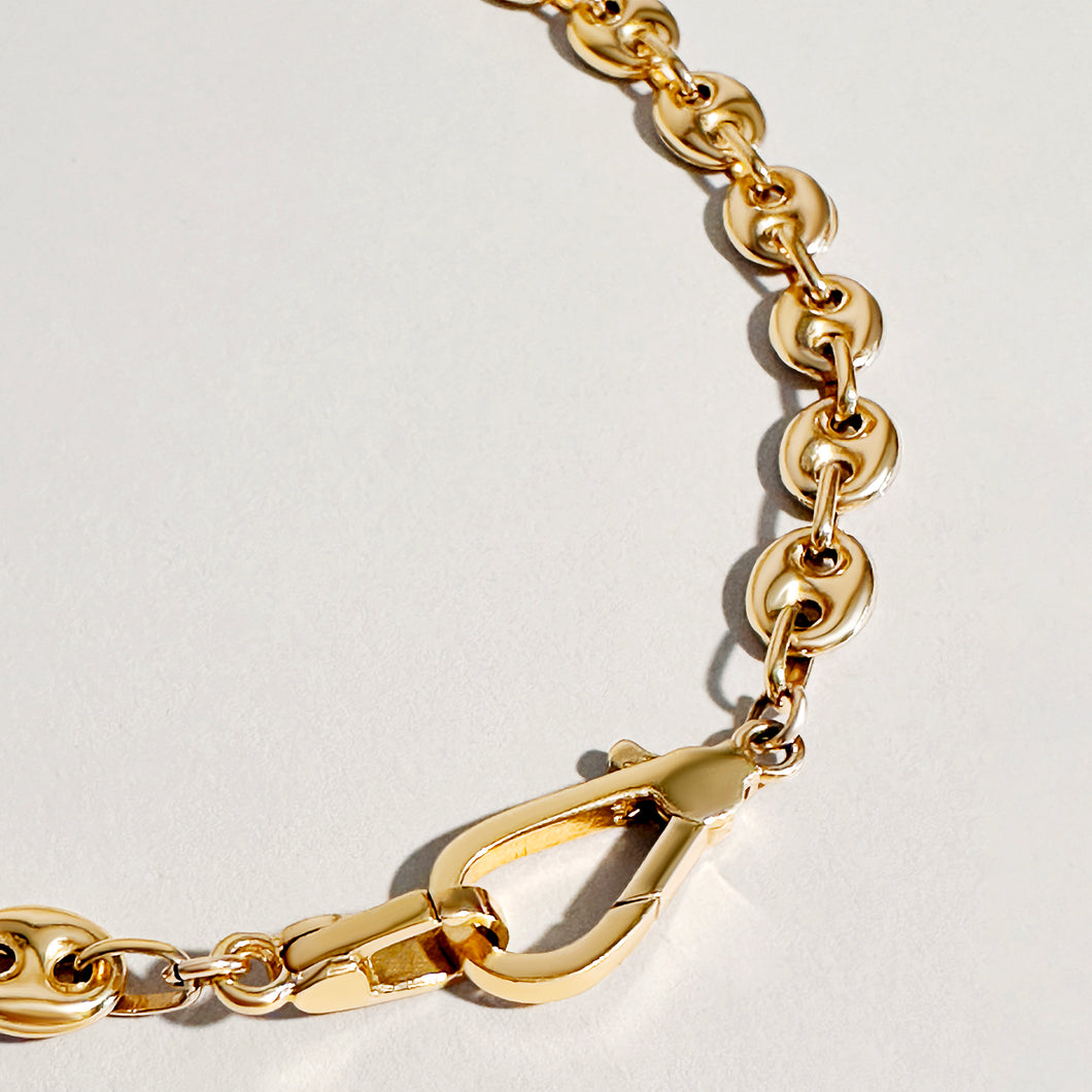 “LOVE LOCK” Necklace- Small Puffy Mariner