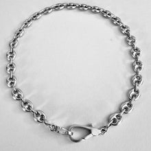 Load image into Gallery viewer, “LOVE LOCK” Necklace- Sterling Silver Small Puffy Mariner
