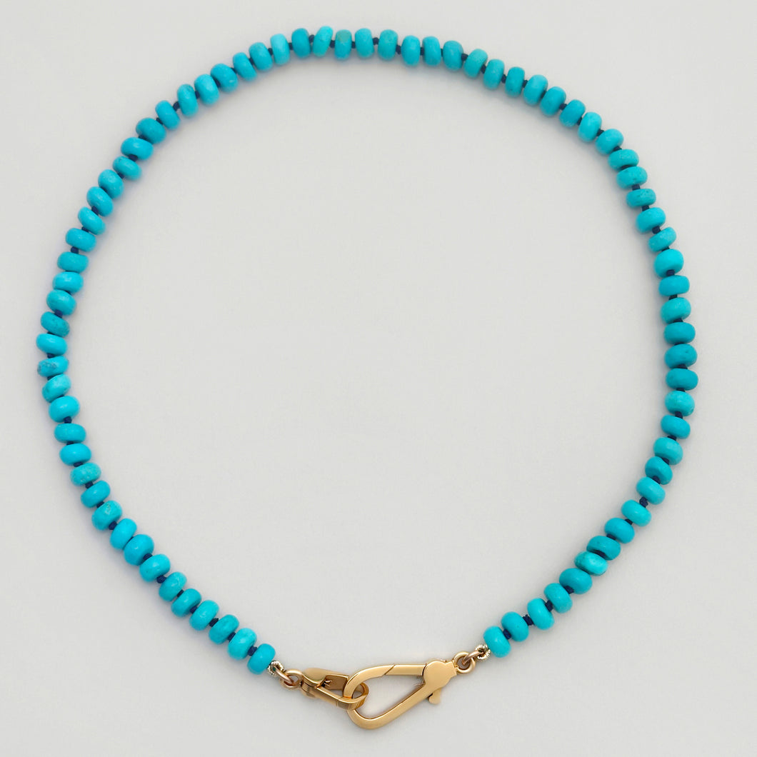 “LOVE LOCK” Necklace- Turquoise