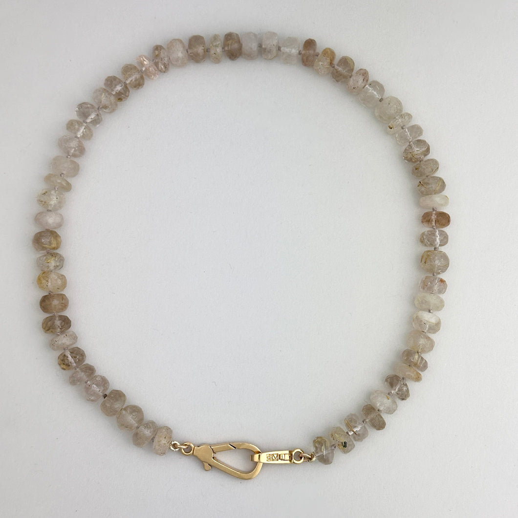 Rutilated Quartz “LOVE LOCK” Necklace