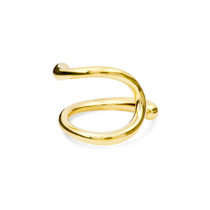Gold Hook Ring