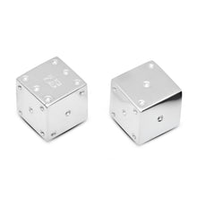 Load image into Gallery viewer, set of sterling silver dice
