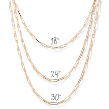 Load image into Gallery viewer, 14K Gold Leilou Chain: 18&quot;, 24&quot; or 30&quot;
