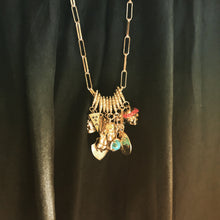 Load image into Gallery viewer, Stoned Triangle Charm
