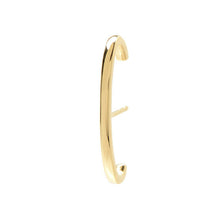 Load image into Gallery viewer, Single Solid Line Ear Cuff- 14K Yellow Gold
