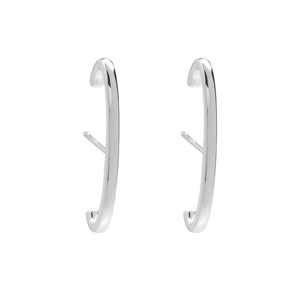 Solid Line Ear Cuffs- Sterling Silver