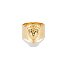 Load image into Gallery viewer, Puff Heart Cigar Band Ring
