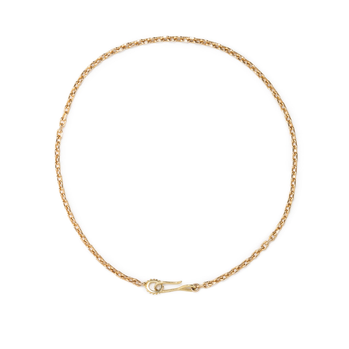 Mini Cable Hook + Loop Necklace