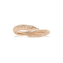 Load image into Gallery viewer, Fallen Serpent Ring- 14K Rose Gold
