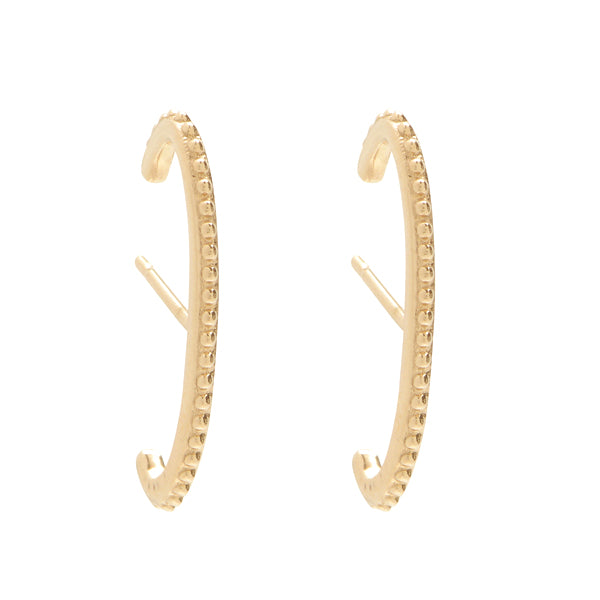 Viking Line Ear Cuffs- 14K Yellow Gold Vermeil