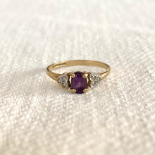 Load image into Gallery viewer, Antique Sweetheart Amethyst Ring
