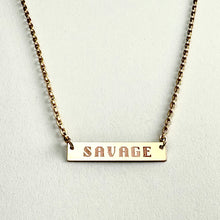 Load image into Gallery viewer, SAVAGE ID Necklace
