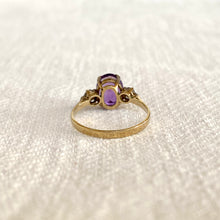 Load image into Gallery viewer, Antique Oval Amethyst Ring
